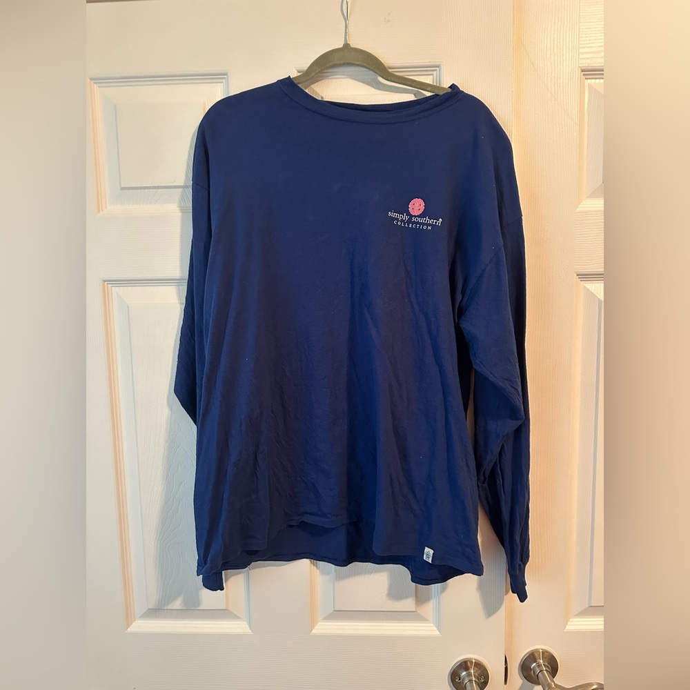 Simply Southern Navy Long Sleeve Tee